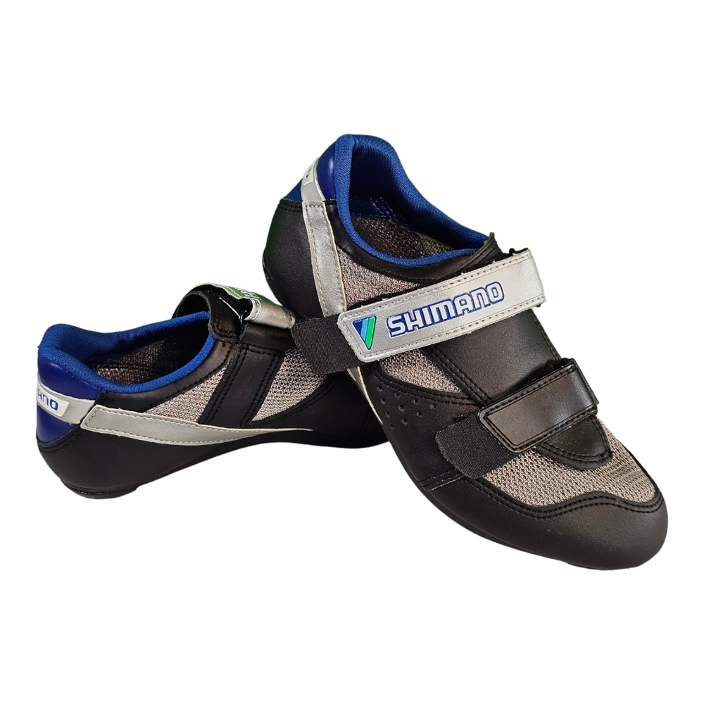 Shimano Bike Road Shoes SH-T120 Size EU 37 Black‎ Blue Gray EUC